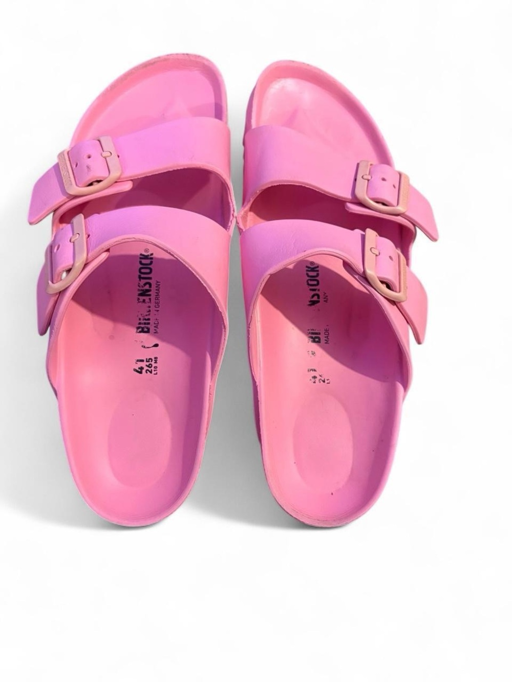 Birkenstock Women’s Pink Two-Buckle EVA Sandals